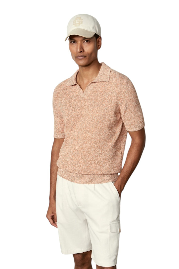 Gran Sasso Men polo shirt short sleeves men's red