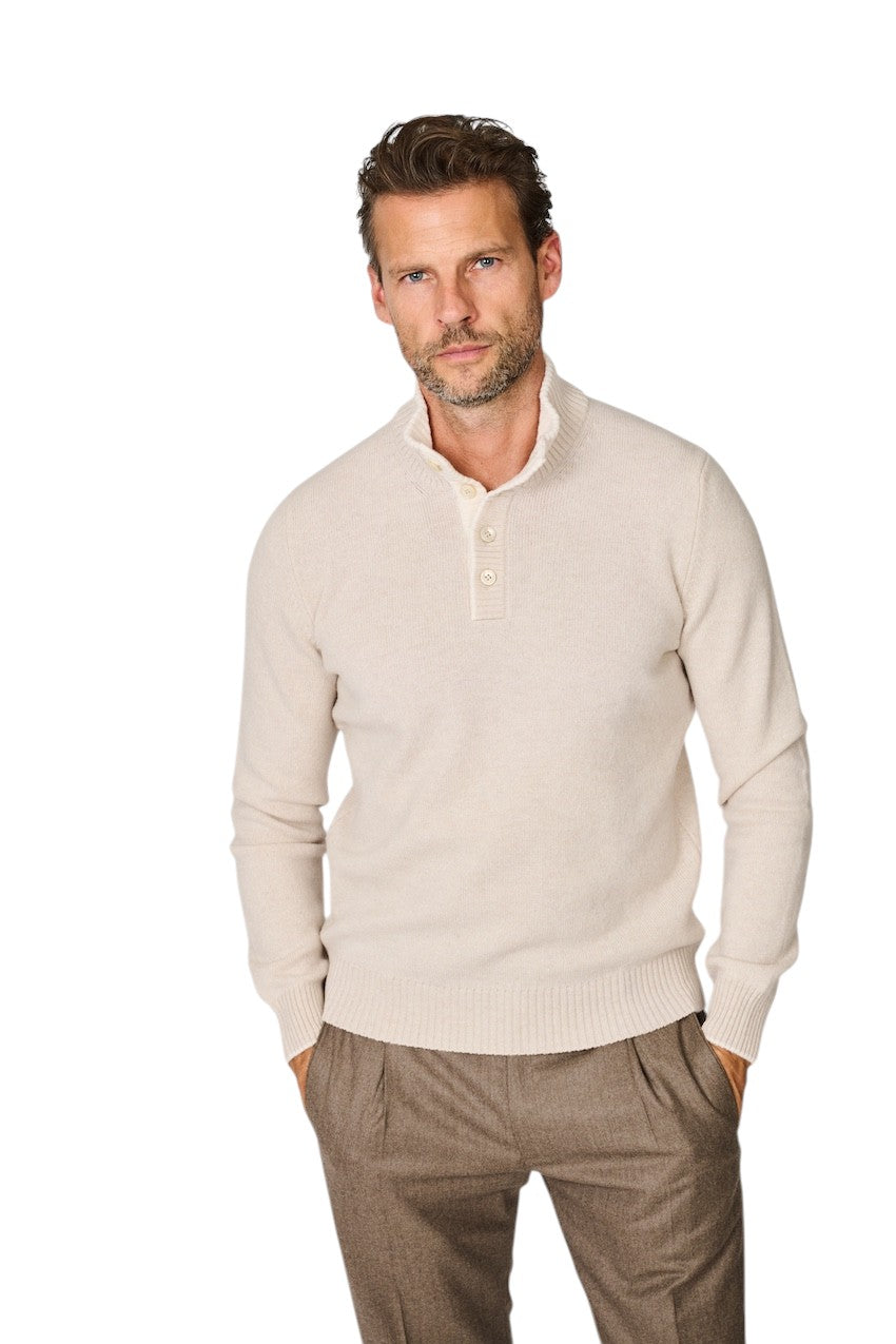 Gran Sasso Mænd pull-over til herrer beige