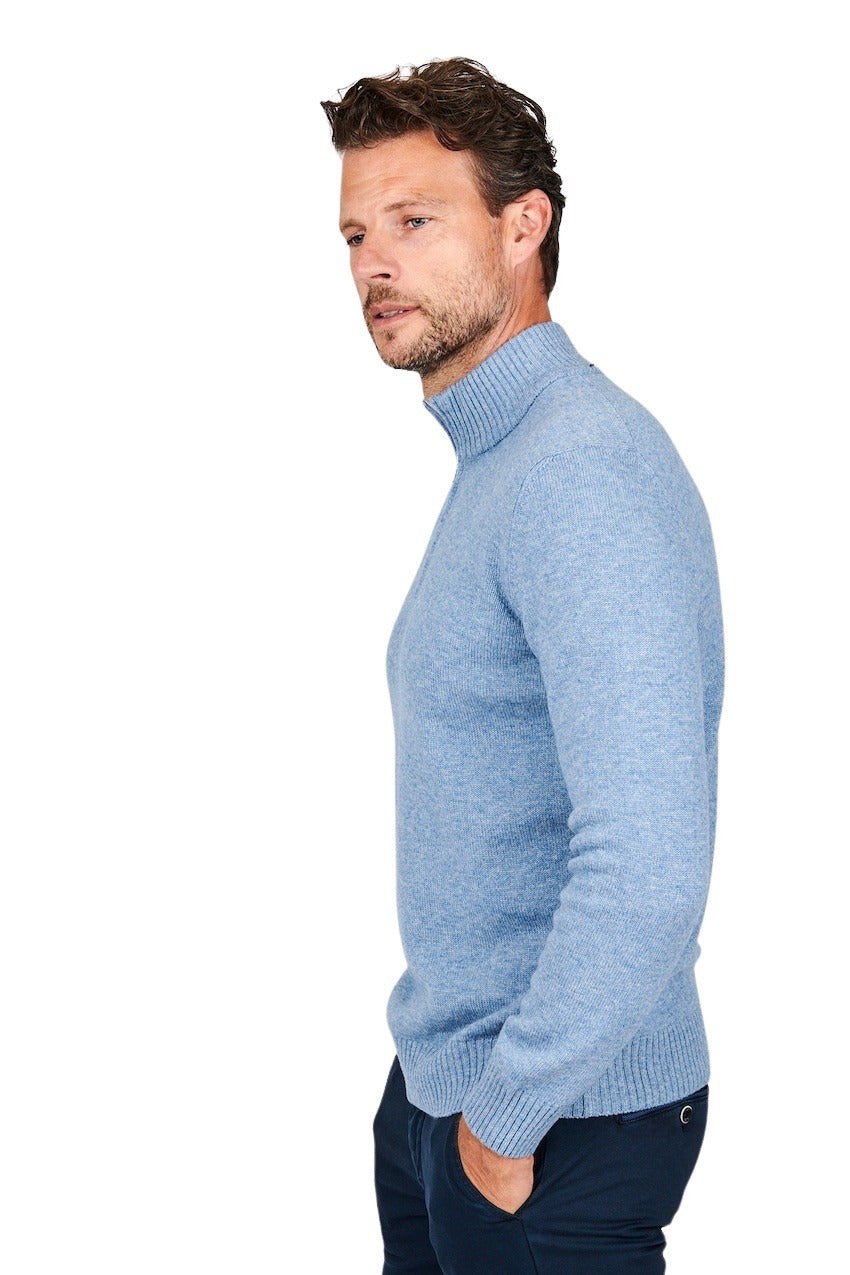 Gran Sasso Men pull trui heren licht blauw