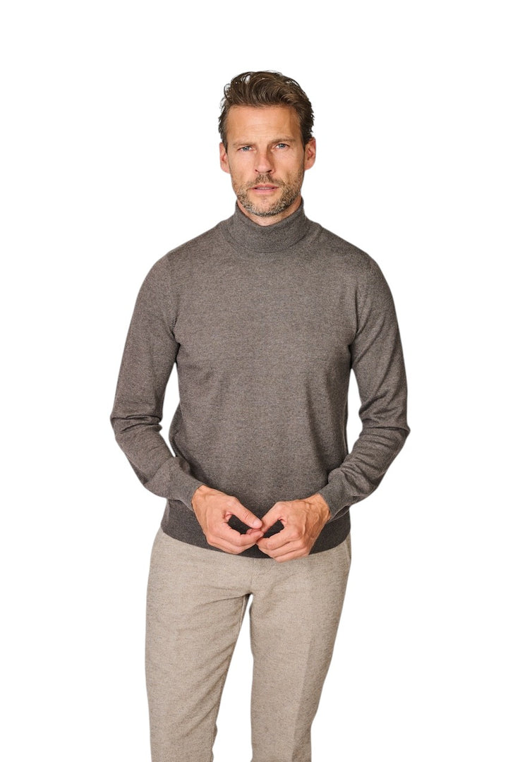 Gran Sasso Männer Pullover Rollkragen Herren, braun