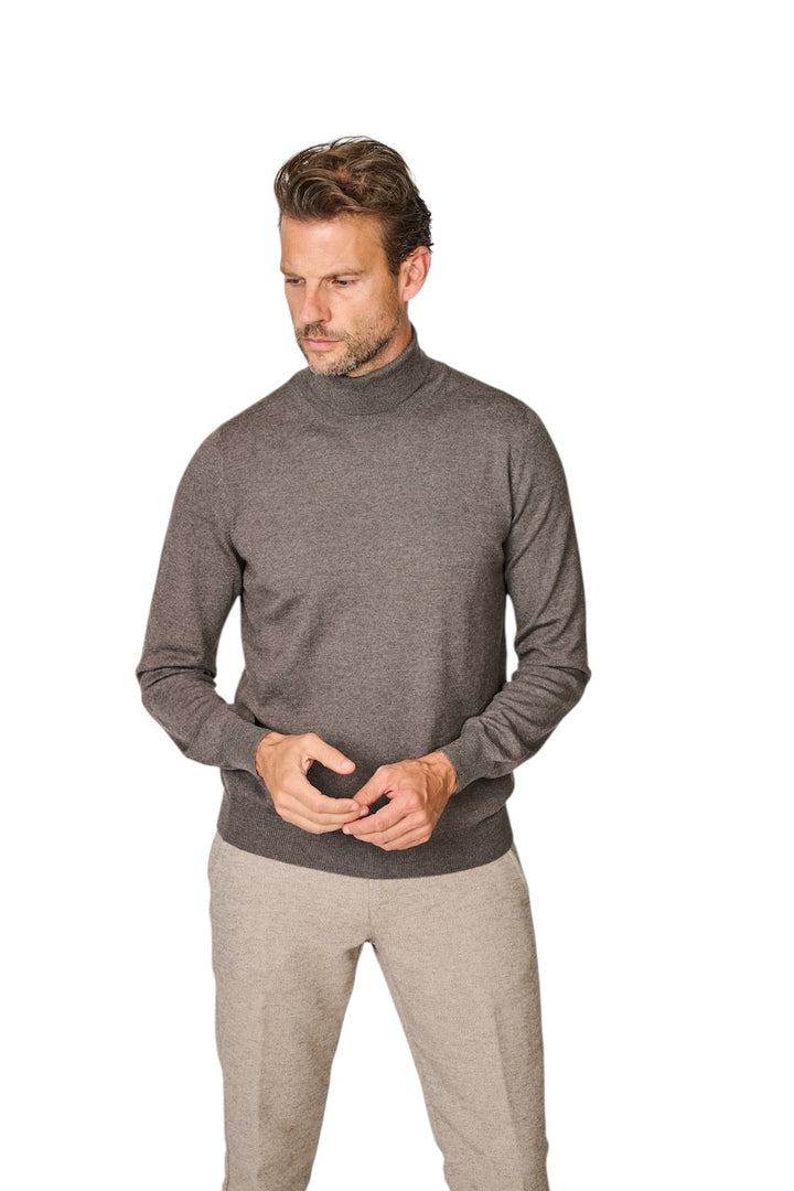 Gran Sasso Männer Pullover Rollkragen Herren, braun