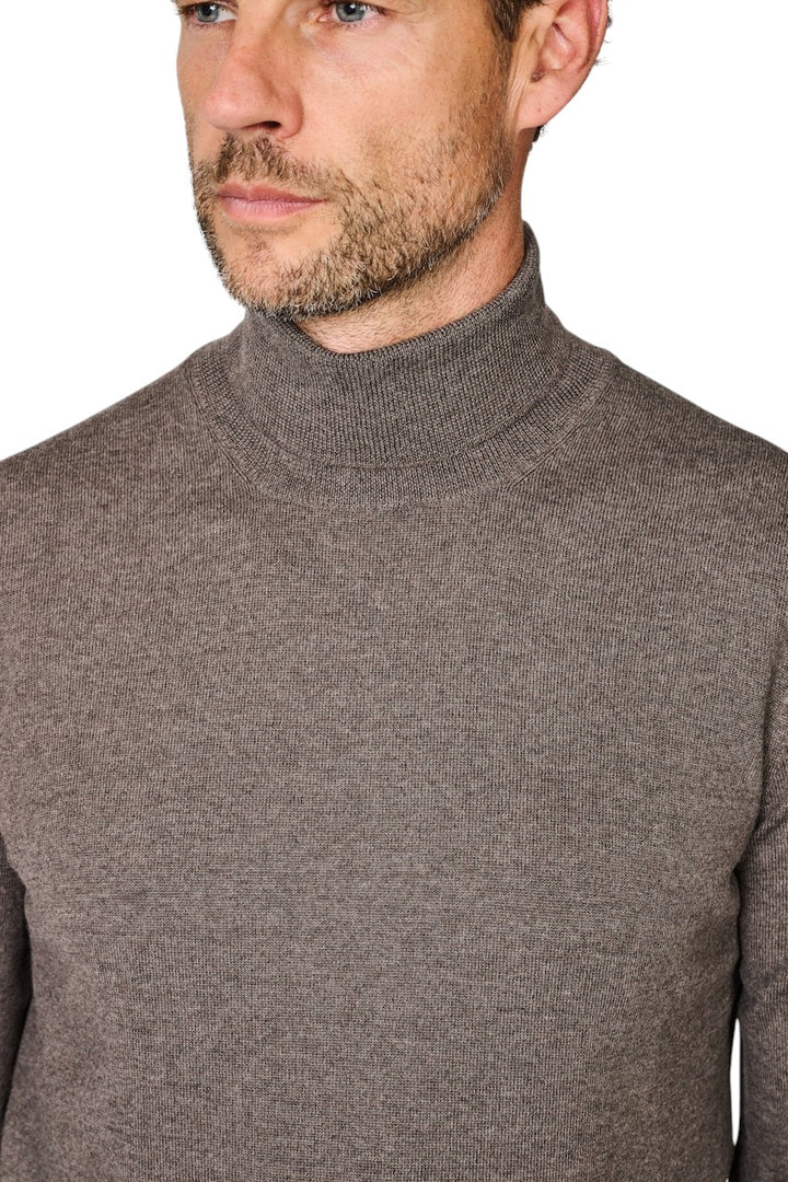 Gran Sasso Männer Pullover Rollkragen Herren, braun