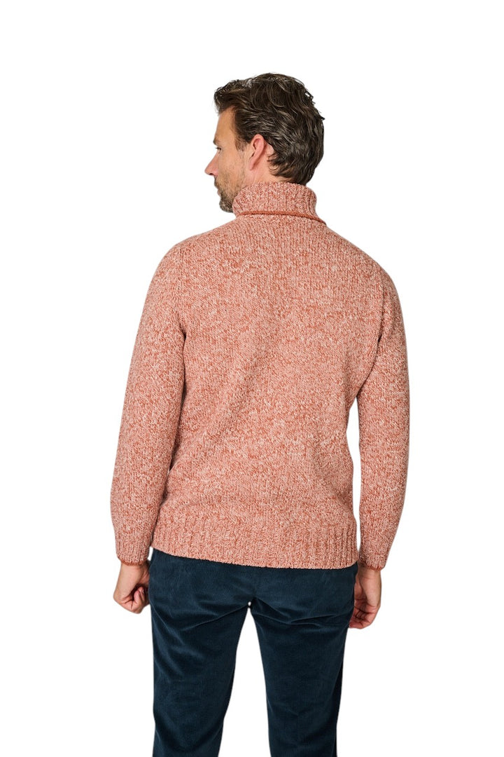 Gran Sasso Männer Pullover Rollkragen Herren rostrot