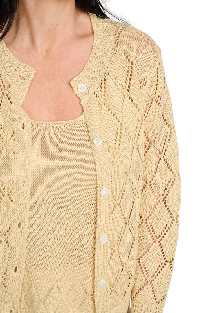 Hemisphere gilet dames geel 261X832-12 254