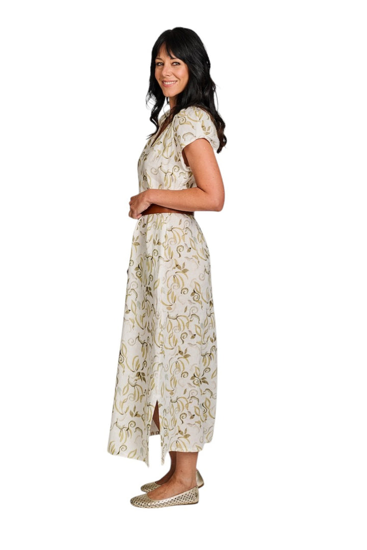 Hemisphere kleedje dames khaki 26101RESY-P LP11