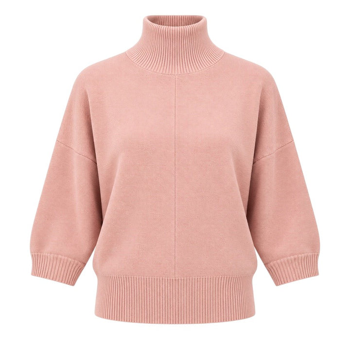 Hemisphere pull trui rolkraag dames roze 2624608-17 4405