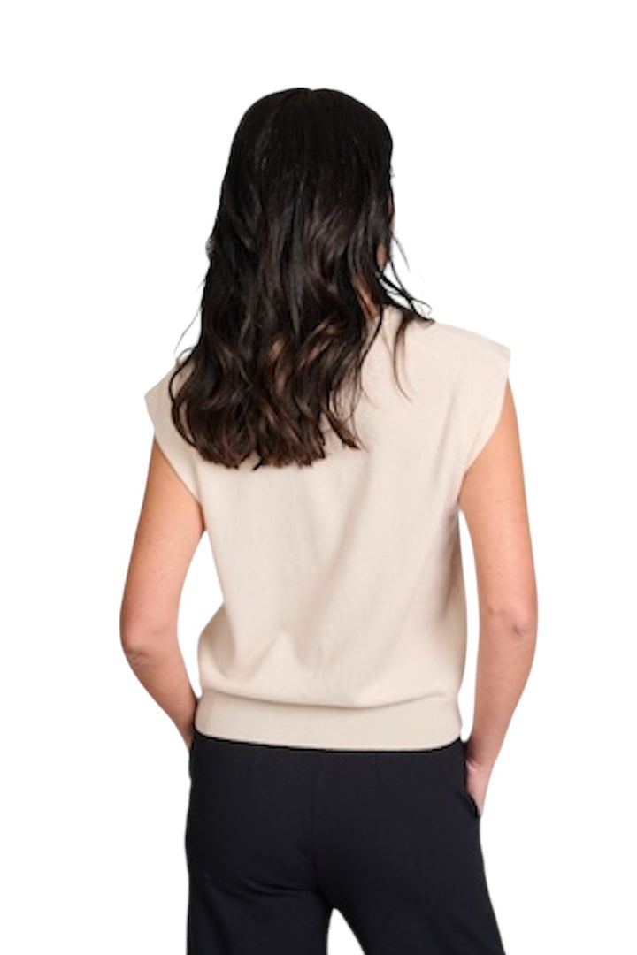 Hemisphere pull trui ronde hals dames beige 2611316-4 7380