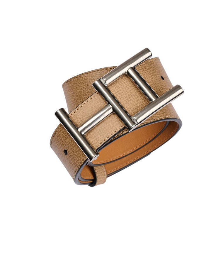 Hemisphere riem dames beige