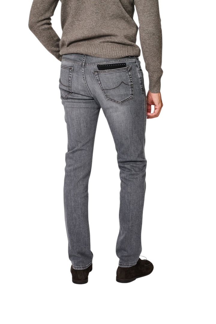 Jacob Cohen Men jeans heren zwart slim fit with zipper Bard JUM_QE009 030 S4286 600D