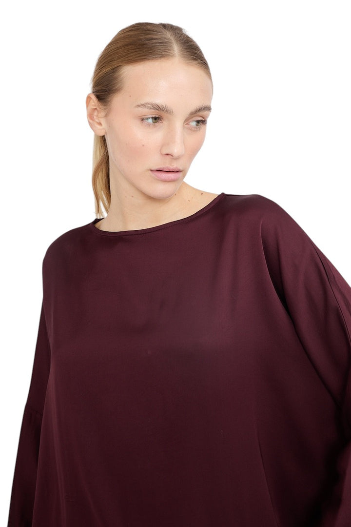 Jeff blouse lange mouwen dames bordeaux ROSIE 28.