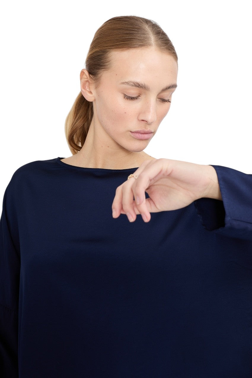 Jeff blouse lange mouwen dames marine ROSIE 58