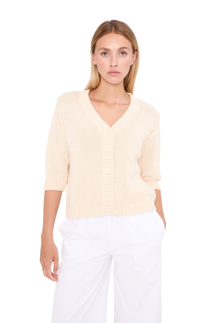 Jeff gilet dames beige Casper 60