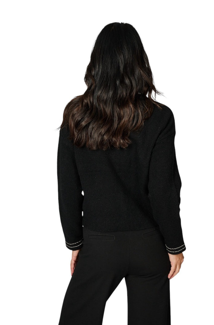 Jeff vest ladies black GABRIELLE