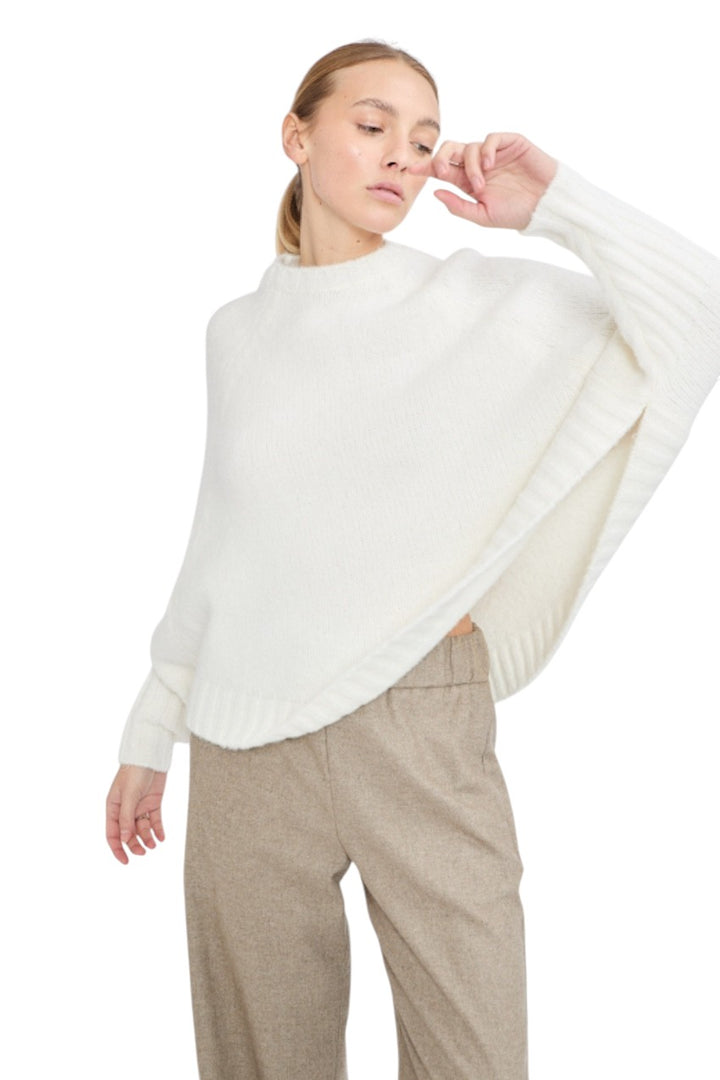 Jeff poncho dames ecru TERRY 10
