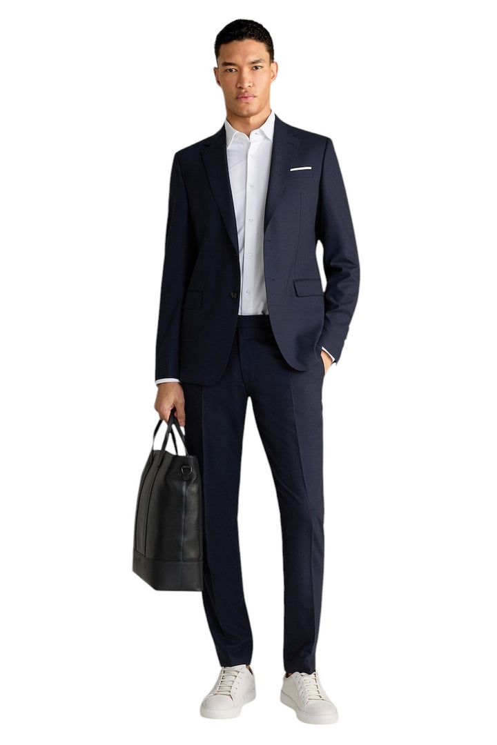 Joop geklede heren broek donker blauw Blayr