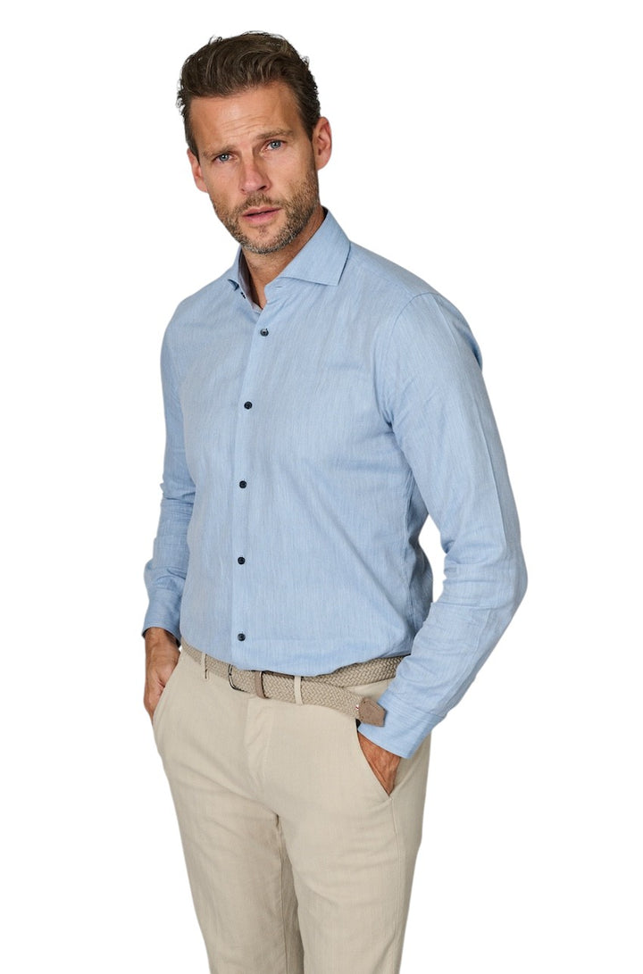 Joop hemd lange mouwen heren blauw PAI 10020518 450