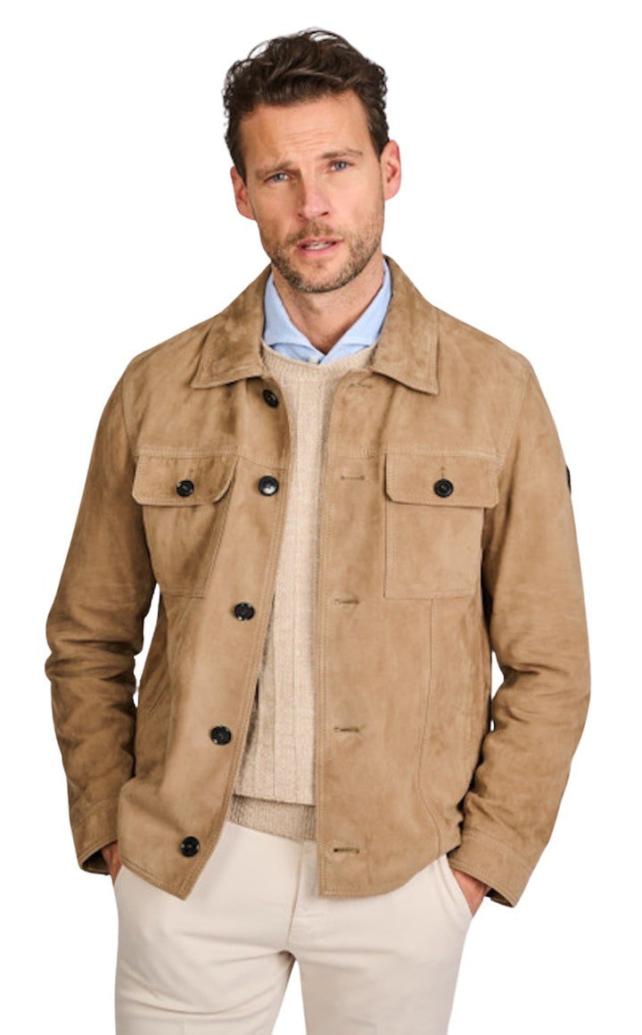 Joop leren vest heren bruin Rill 1500114 253