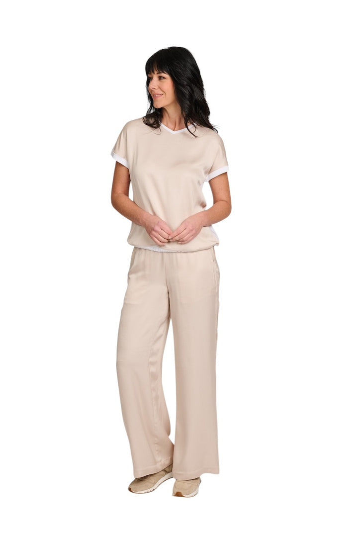 Margittes t-shirt dame sand