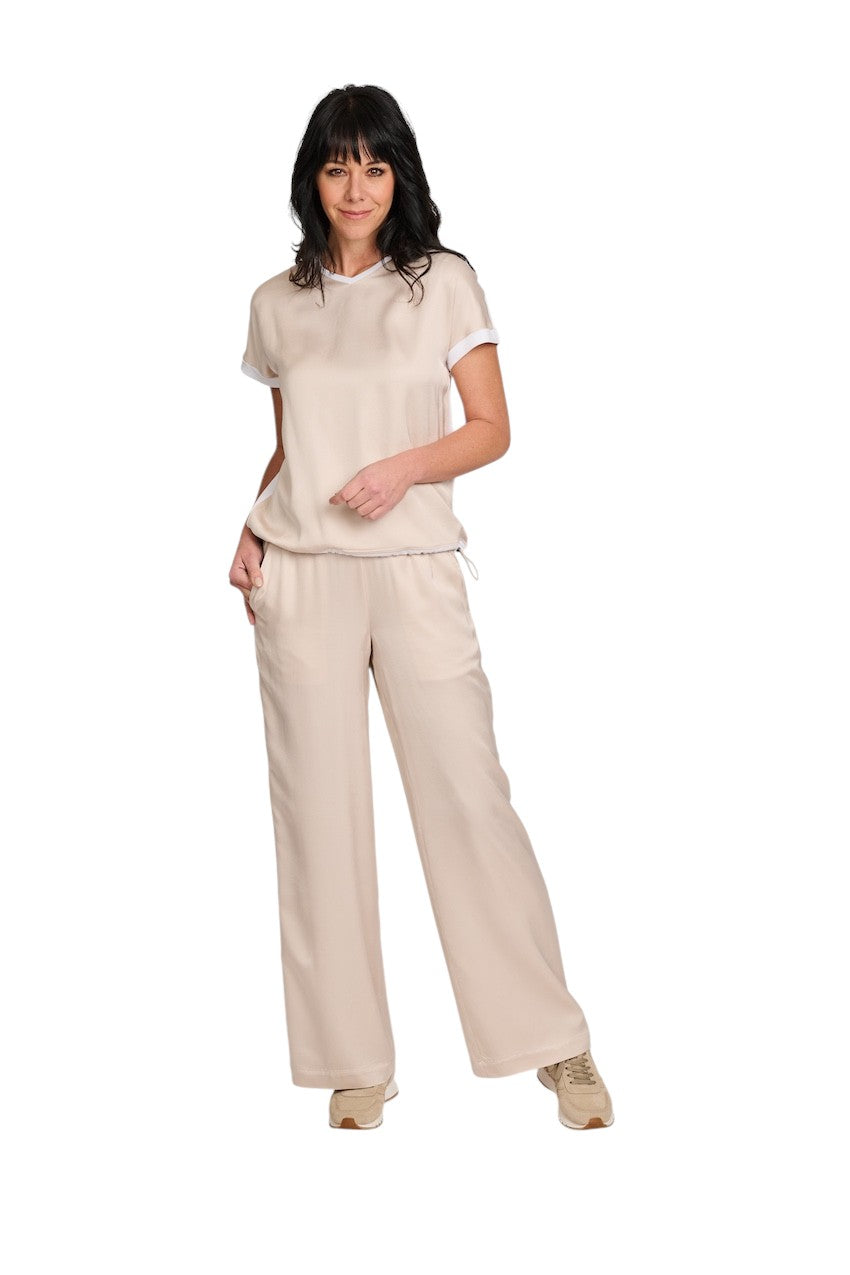 Margittes t-shirt dame sand