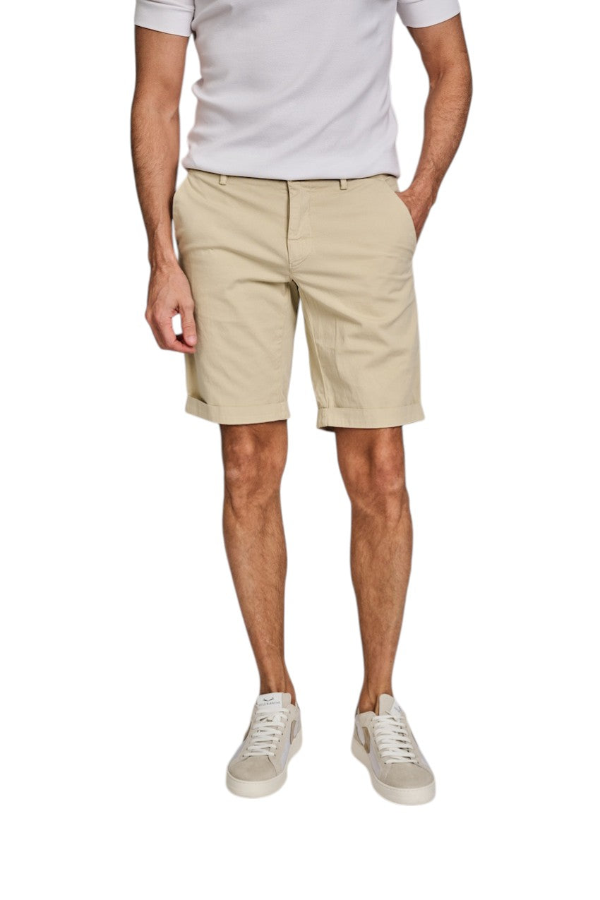 Mason'S Men bermuda heren beige Torino summer 9BE22863N2ME303332