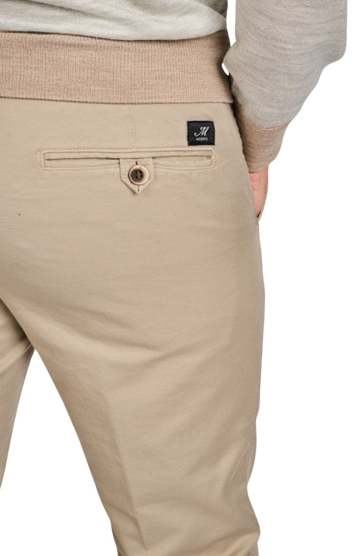 Mason'S Men sportieve broek heren beige Torino jersey 9PF2R2723JERB015267