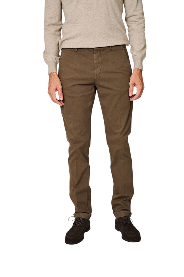 Mason'S Hommes pantalon de sport pour homme marron Torino Elegance