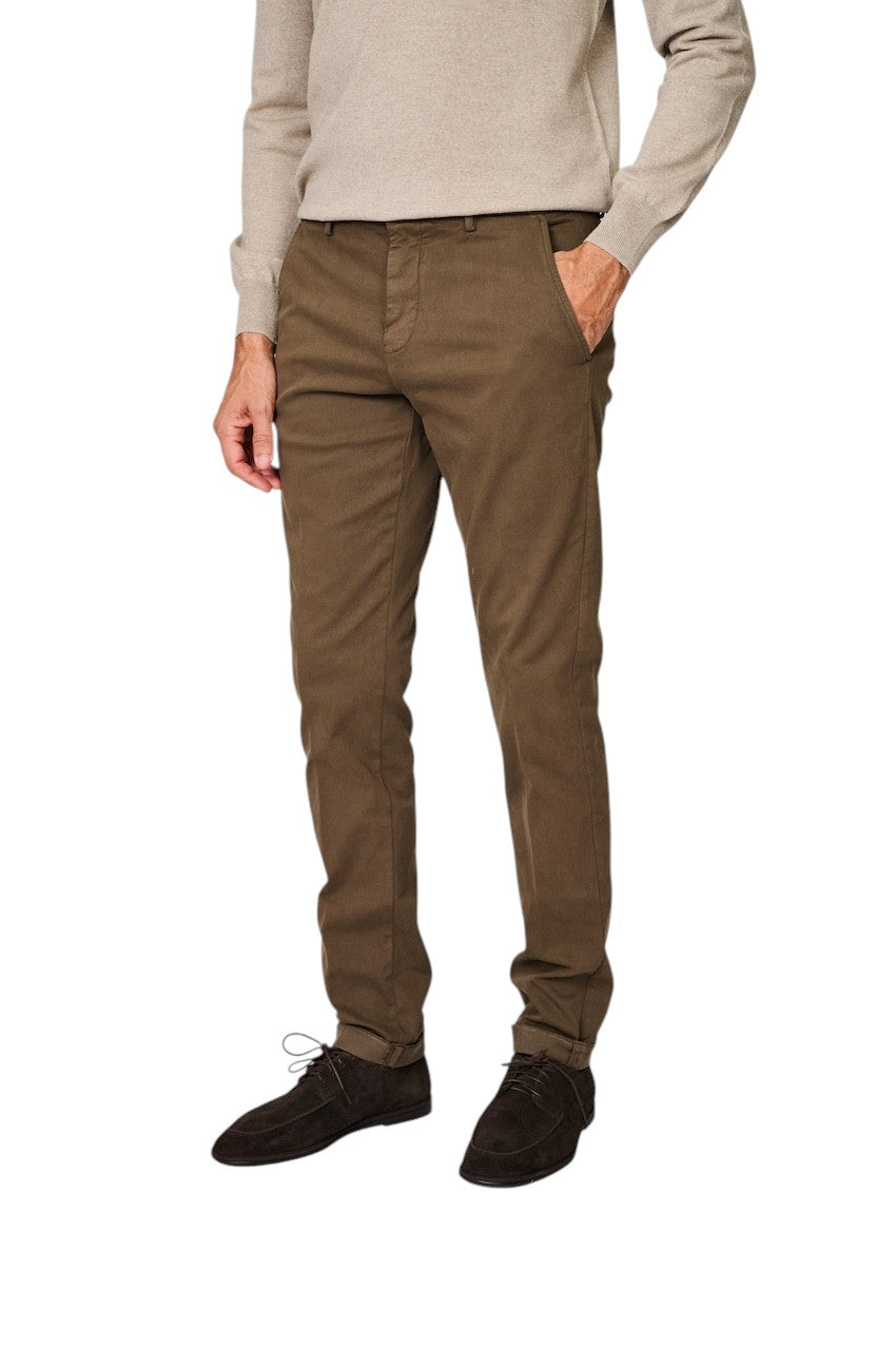 Mason'S Hommes pantalon de sport pour homme marron Torino Elegance