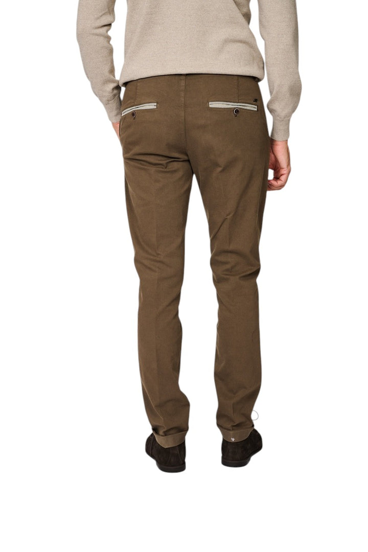 Mason'S Hommes pantalon de sport pour homme marron Torino Elegance