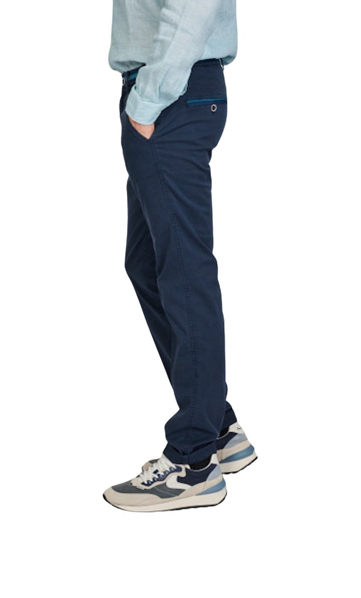Mason'S Men sportieve broek heren donker blauw Torino summer 9PN2R2863N2MBE098006