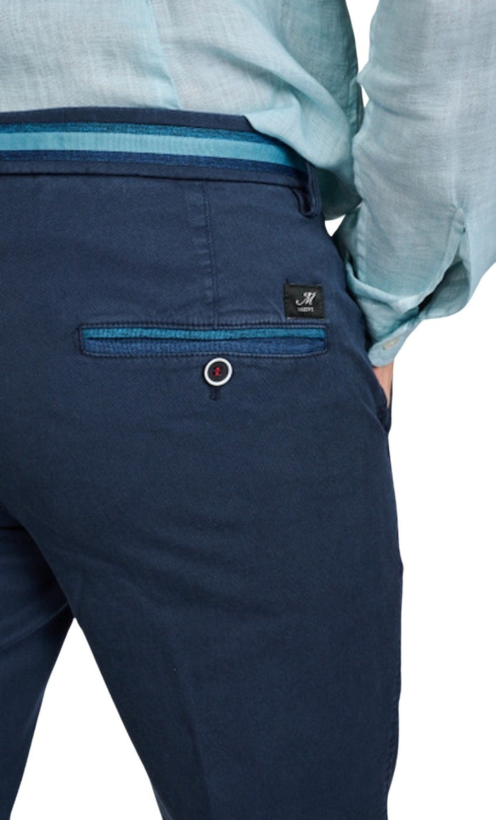 Mason'S Men sportieve broek heren donker blauw Torino summer 9PN2R2863N2MBE098006