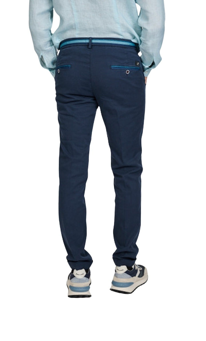 Mason'S Men sportieve broek heren donker blauw Torino summer 9PN2R2863N2MBE098006
