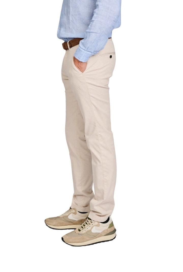 Mason'S Men sportieve broek heren licht beige Torino 9PN2R4973MBE100020