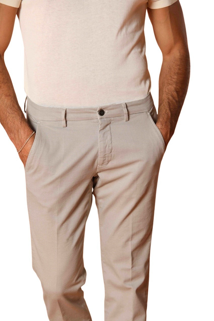 Mason'S Men sportieve broek heren taupe Torino 9PN2R4973CBE319266