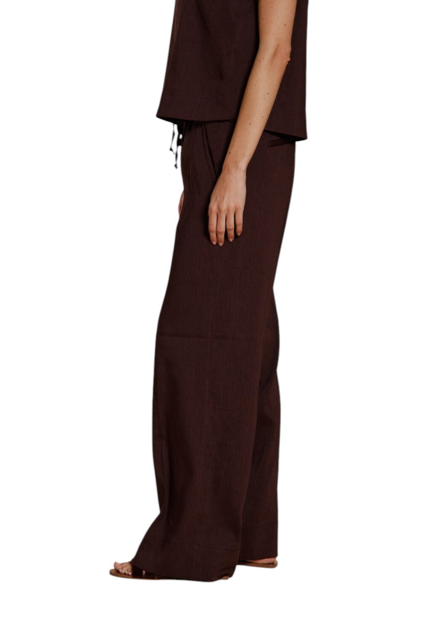 Mason'S Women broek dames bruin New York studio 4PNT6R880 MTE363 045