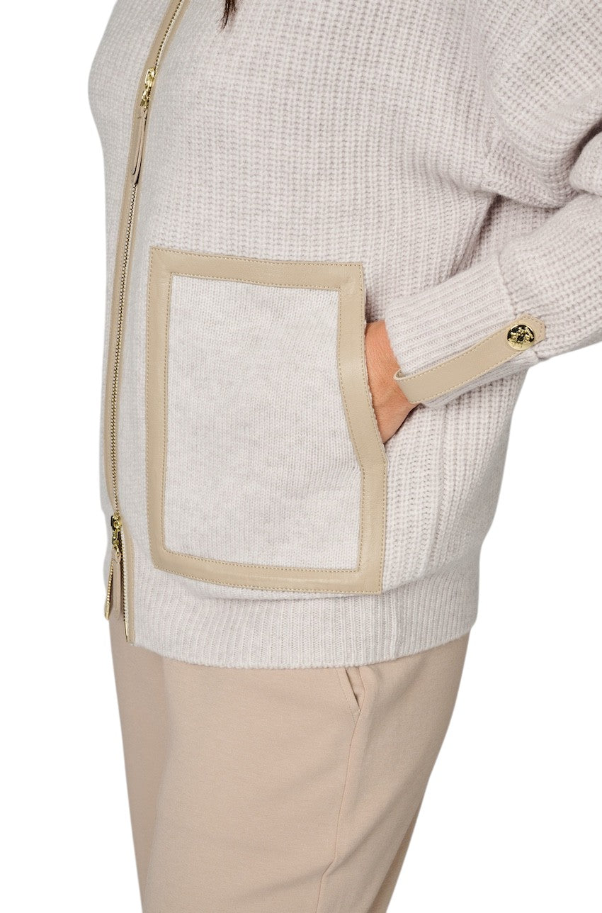 Max&Moi gilet dames grijs GELAIA