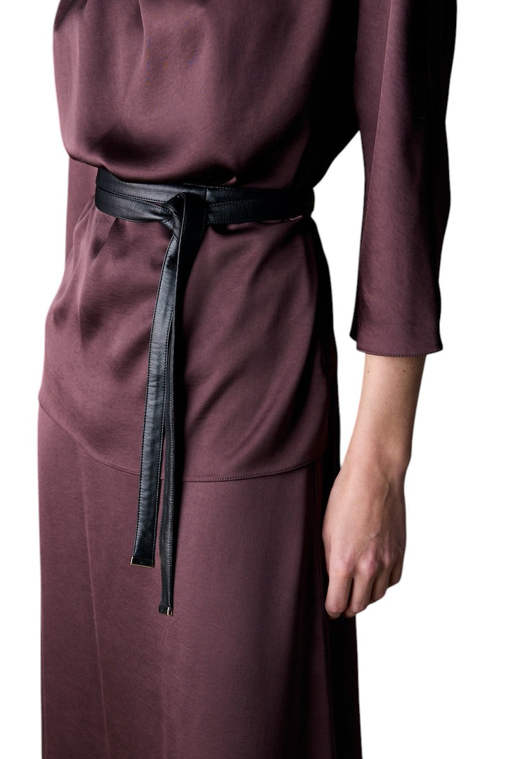 Natan Collection blouse dames aubergine FEROLA-JTBT02 210