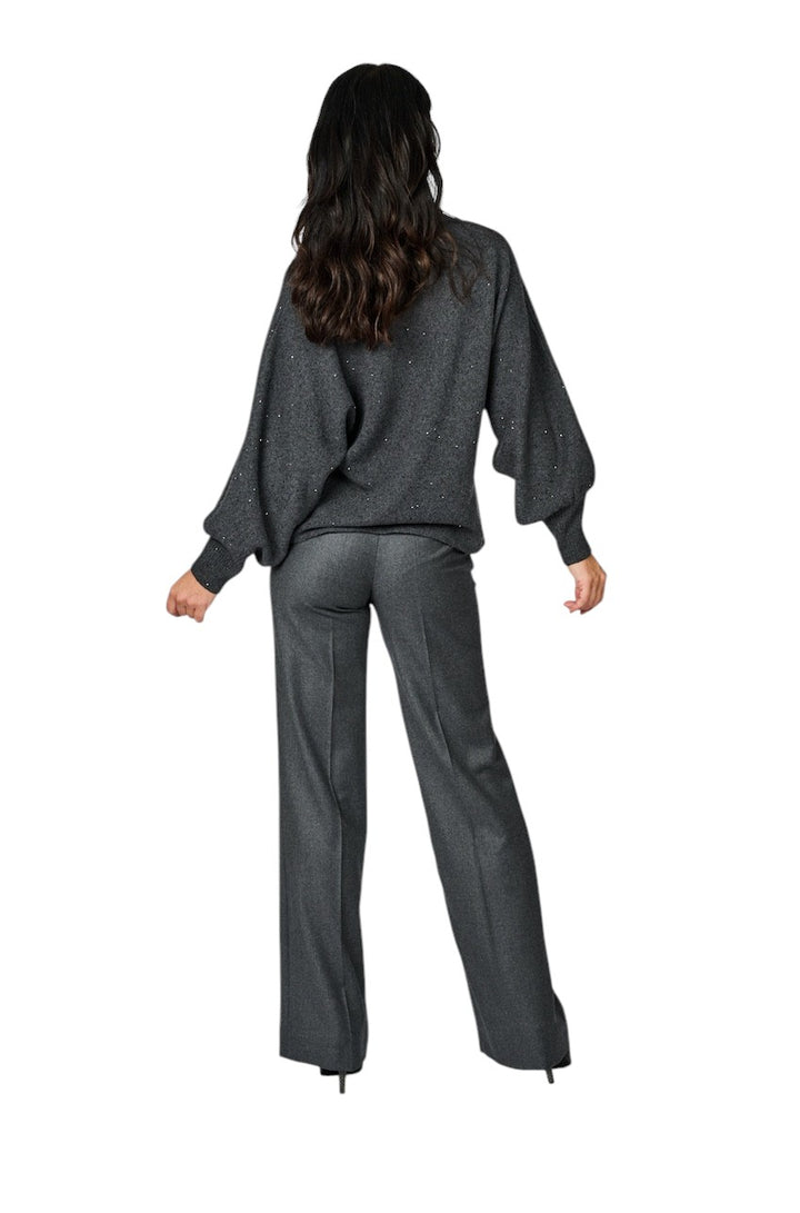 Natan Collection broek dames anthraciet DUO-N2BG05 178