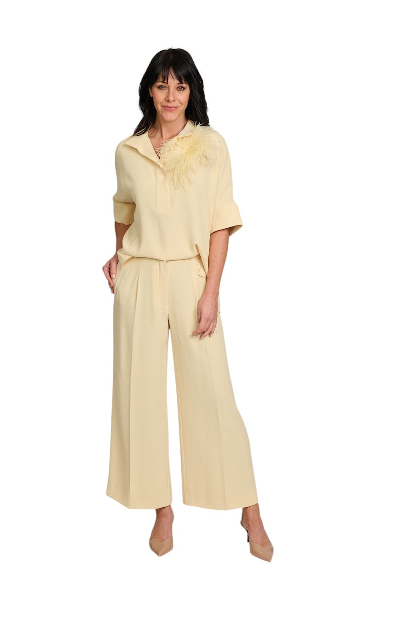 Natan Collection broek dames geel EVO-N6NJ03 110