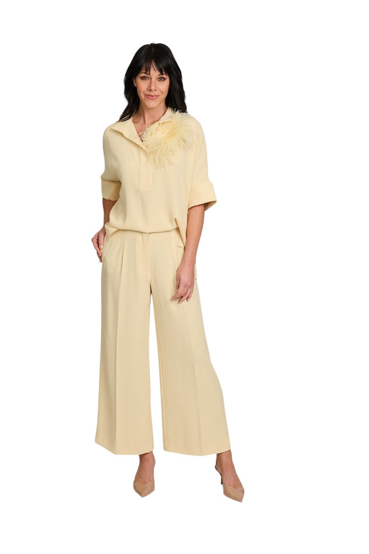 Natan Collection broek dames geel EVO-N6NJ03 110