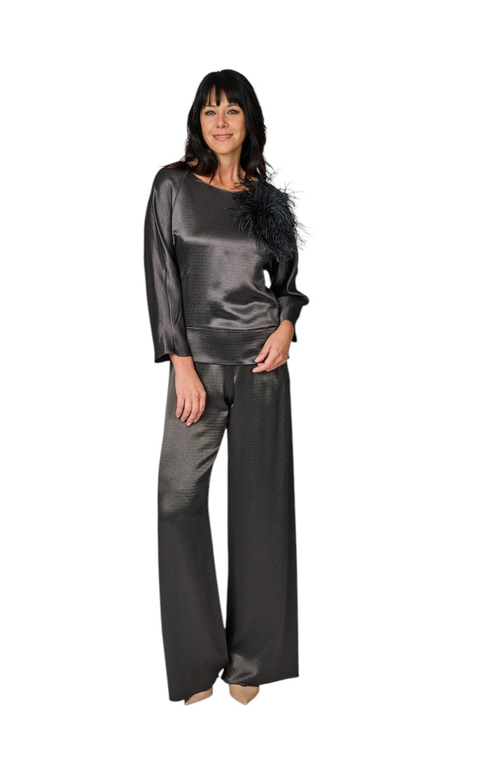 Natan Collection Top antracita de mujer DOWY-NQFAT01 178