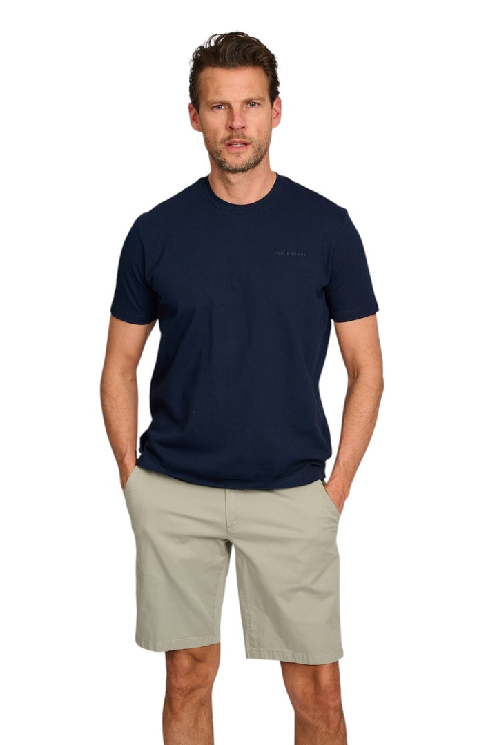Paul & Shark t-shirt korte mouwen heren donker blauw 25411047 013