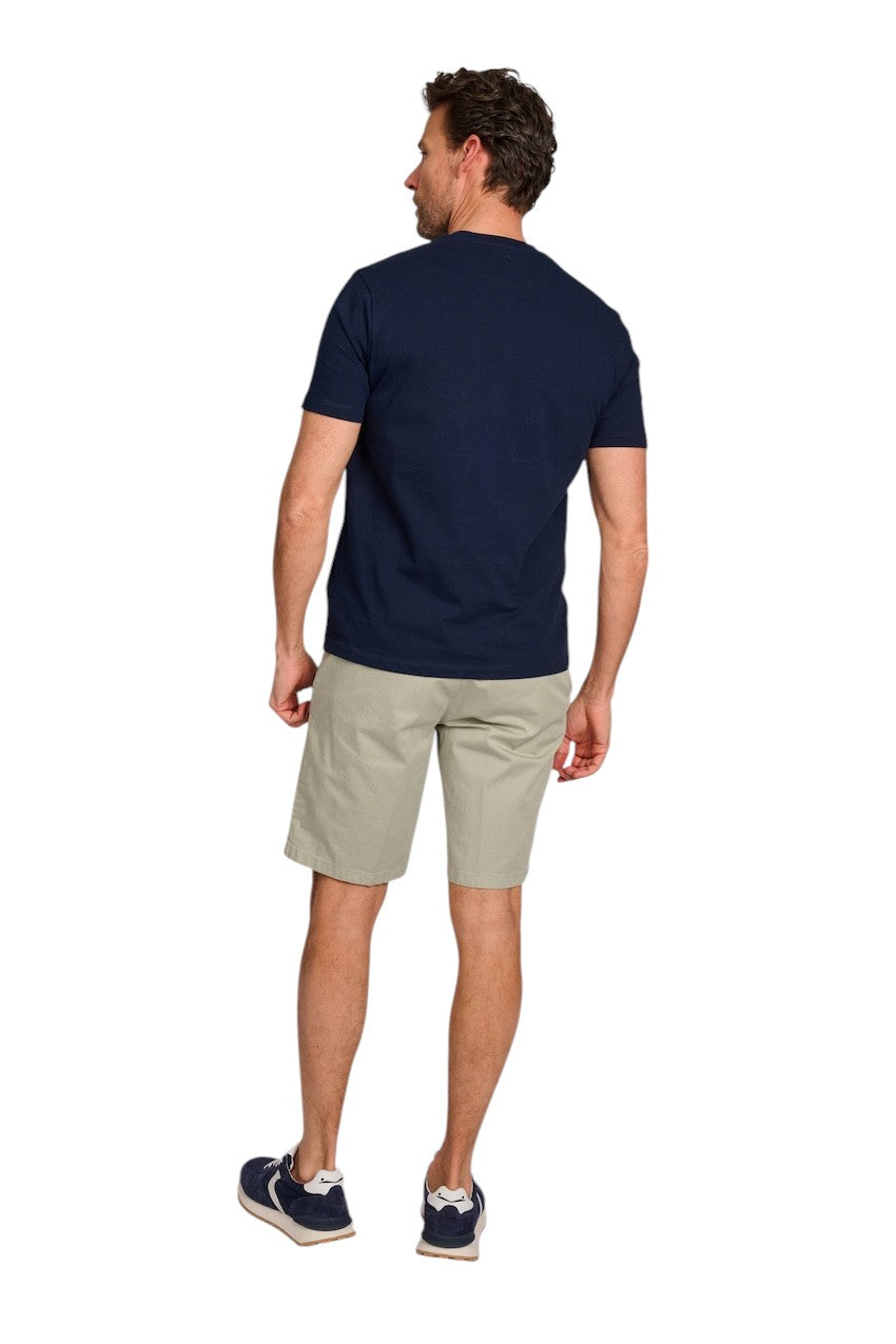 Paul & Shark t-shirt korte mouwen heren donker blauw 25411047 013