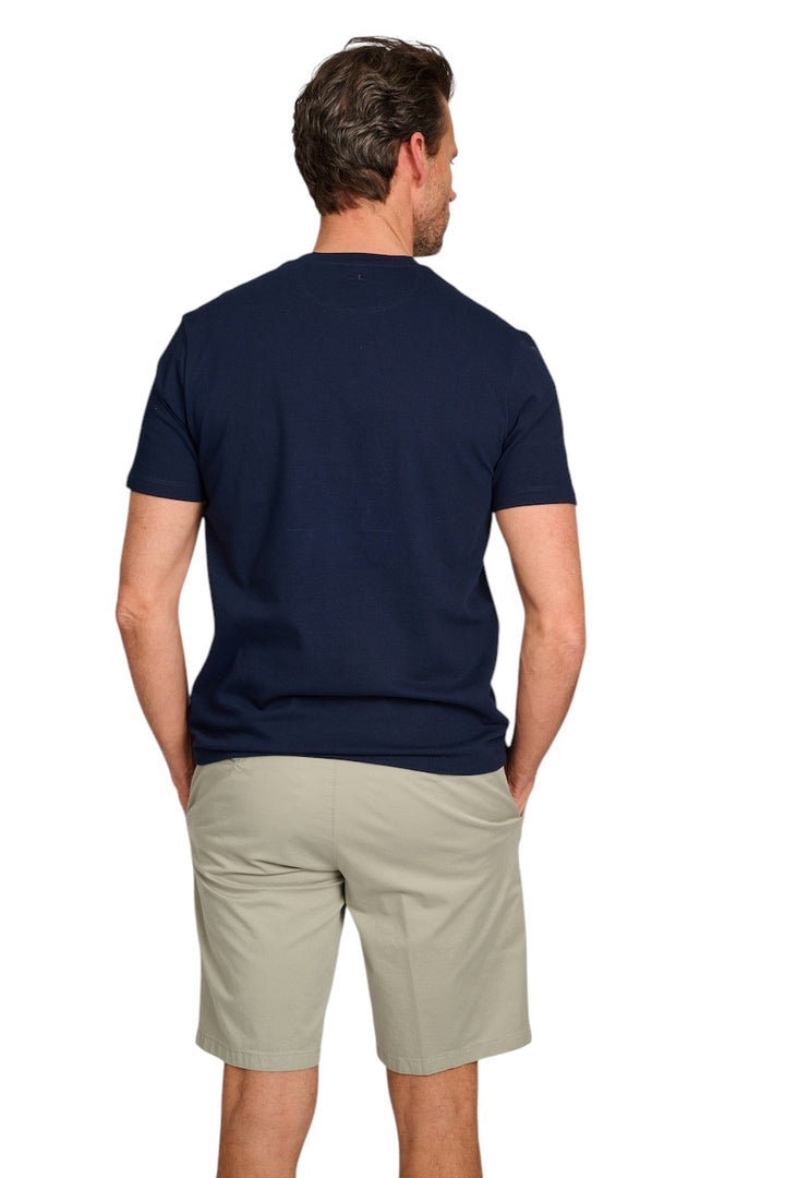 Paul & Shark t-shirt korte mouwen heren donker blauw 25411047 013