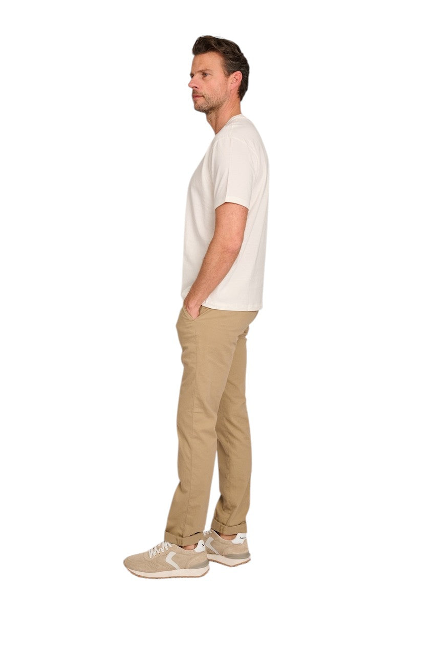 Paul & Shark t-shirt korte mouwen heren ecru 25411047 108