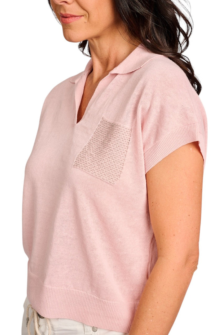 Peserico polo shirt dames roze S99758F12 A9056 A94
