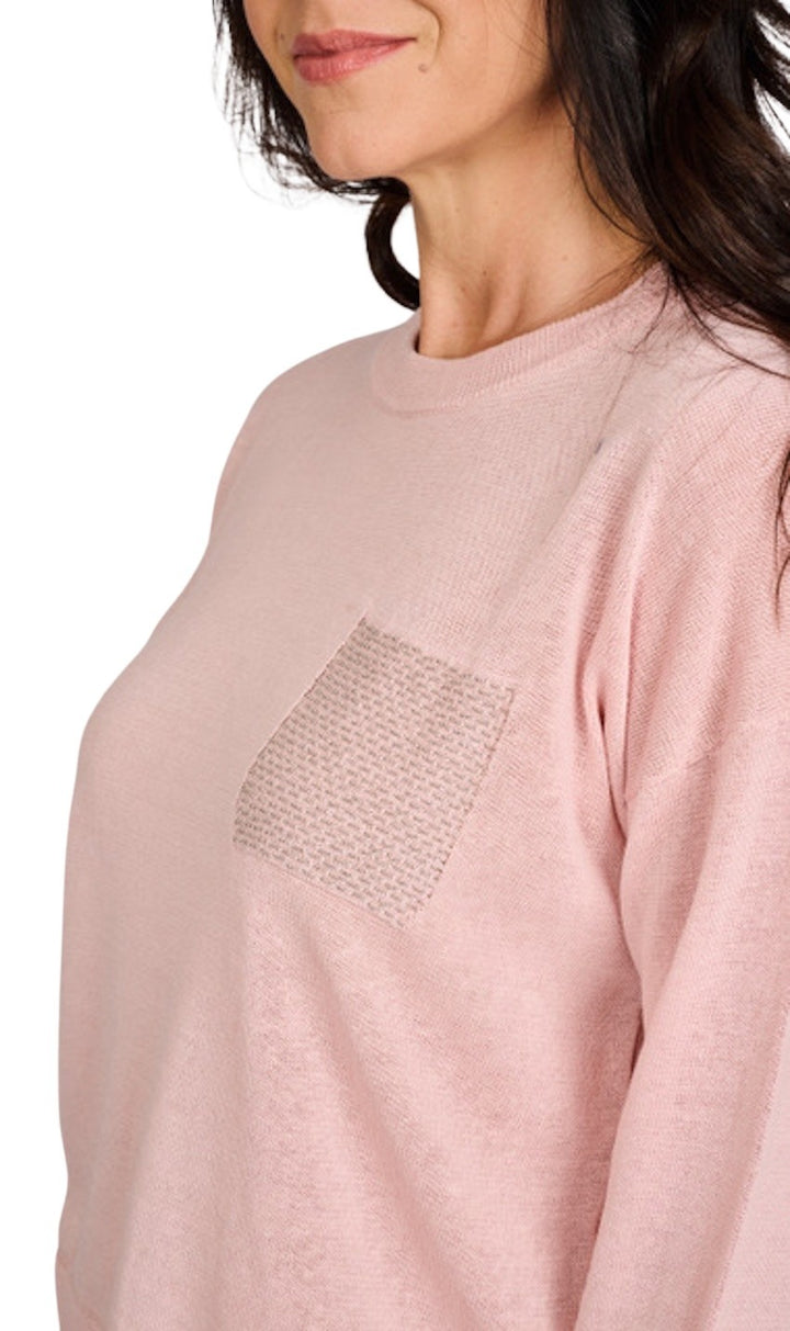 Peserico pull trui dames roze S99757F12 A9056 A94