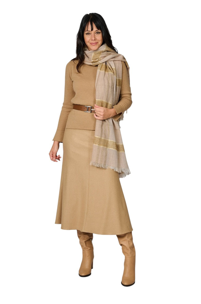 Peserico sjaal dames camel S31522C0 CC654 946