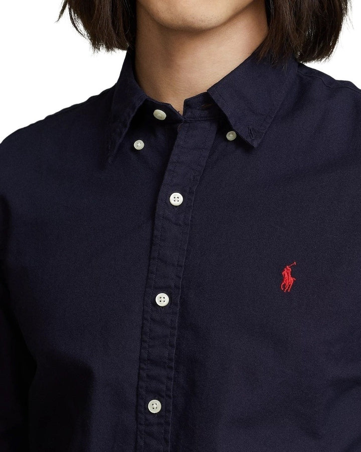 Polo Ralph Lauren Men hemd lange mouwen heren donker blauw