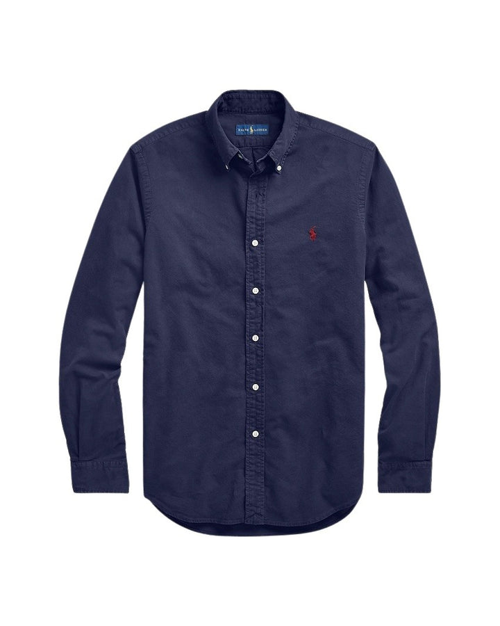 Polo Ralph Lauren Men hemd lange mouwen heren donker blauw