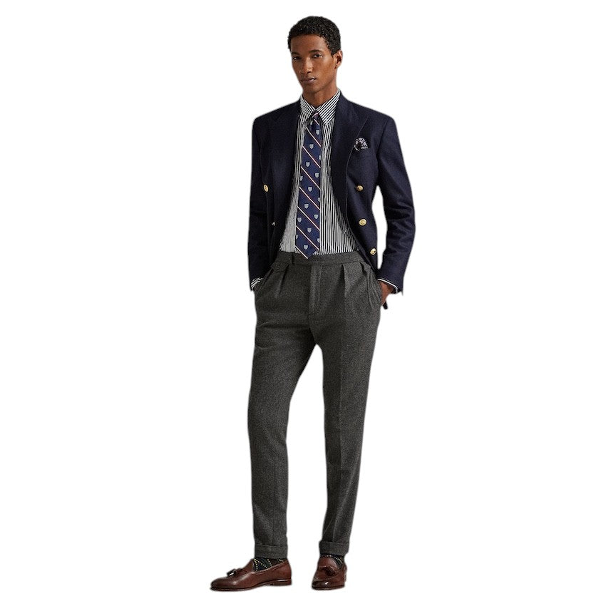 Polo Ralph Lauren Men hemd lange mouwen heren donker blauw custom fit 710929346022